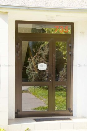 exterierové hliníkové dvere