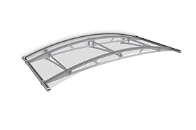 LIGHTLINE polkruhové 190x91 číra