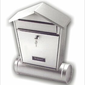 Poštová schránka klasická nerezová s boxom na noviny