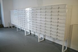 Realizácia 180 poštových schránok v komplexe EUROVEA v Bratislave