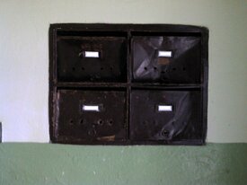 staré poštové schránky