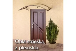 strieška nad dvere dymová