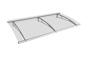 striešky LIGHTLINE L 190x90 číra striešky LIGHTLINE L 190x90 číra