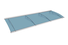 striešky LIGHTLINE L 190x90 satenovo modrá striešky LIGHTLINE L 190x90 satenovo modrá