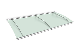 striešky LIGHTLINE L 190x90 satenovo zelená striešky LIGHTLINE L 190x90 satenovo zelená