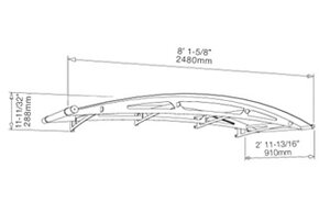 striešky nad dvere LIGHTLINE L 270